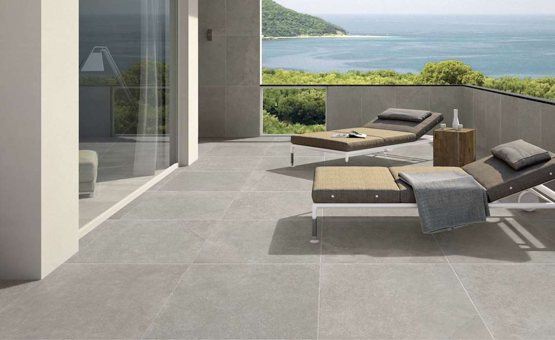 Grès cérame 20 mm & pierres naturelles