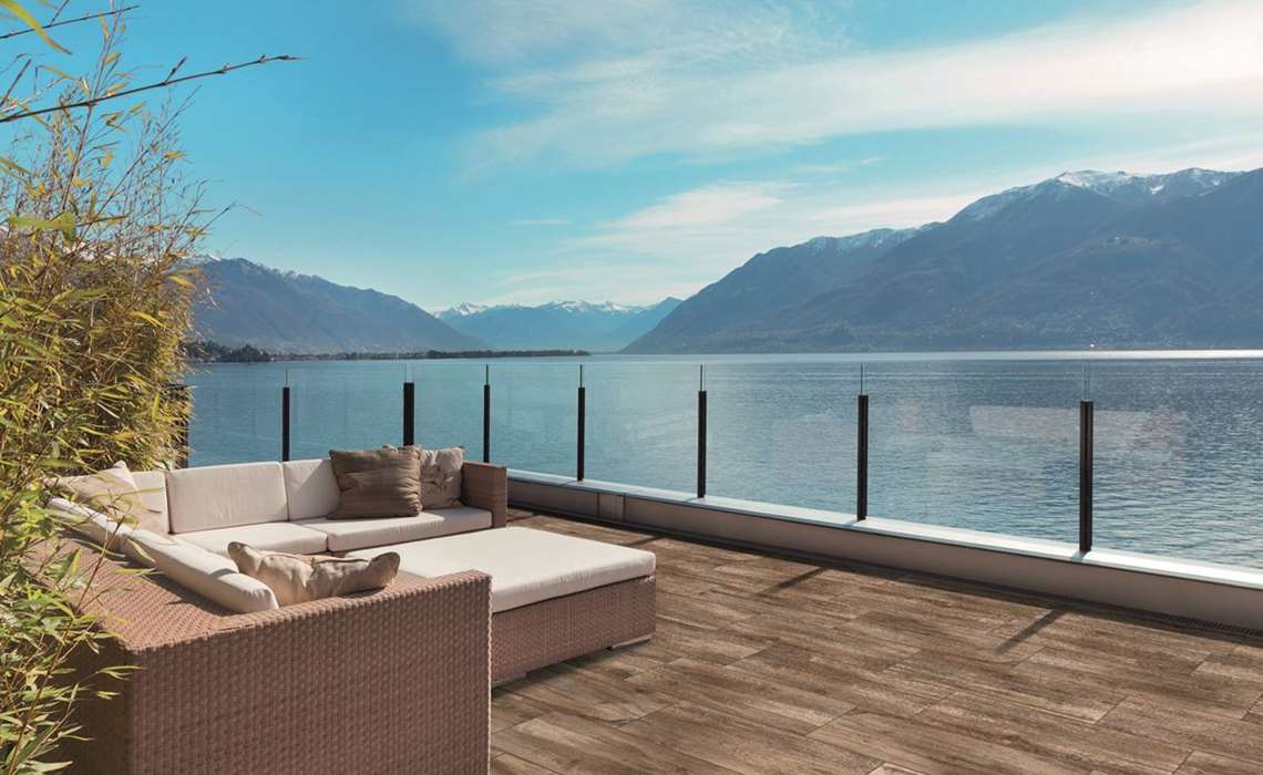 Grès cérame 20 mm & pierres naturelles