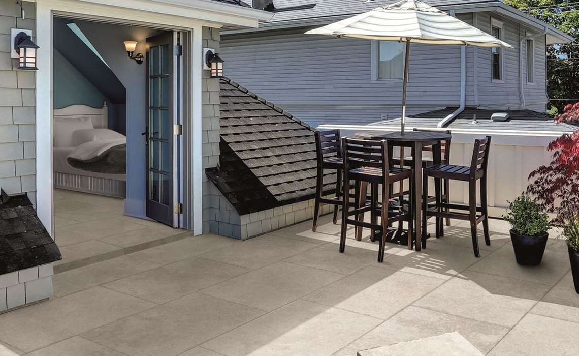 Grès cérame 20 mm & pierres naturelles