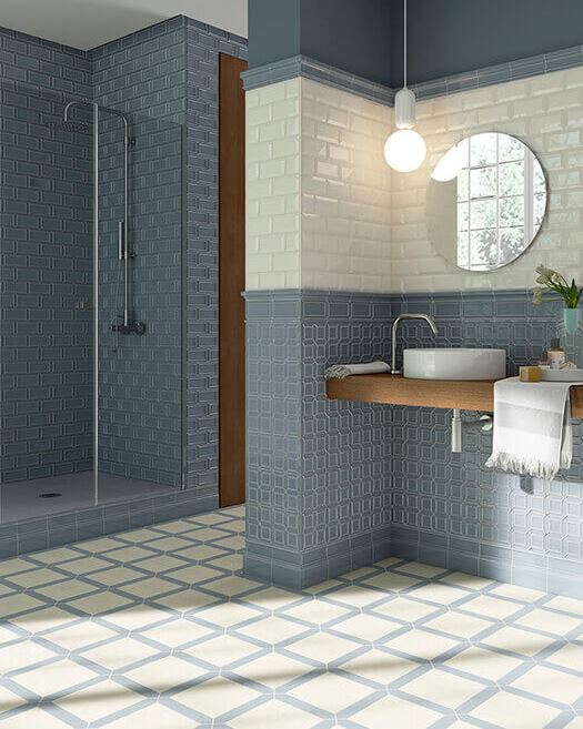 douche sol carrelage