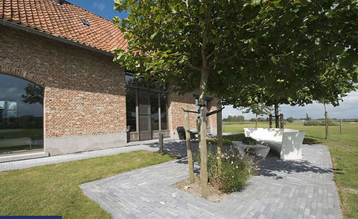 Grès cérame 20 mm & pierres naturelles