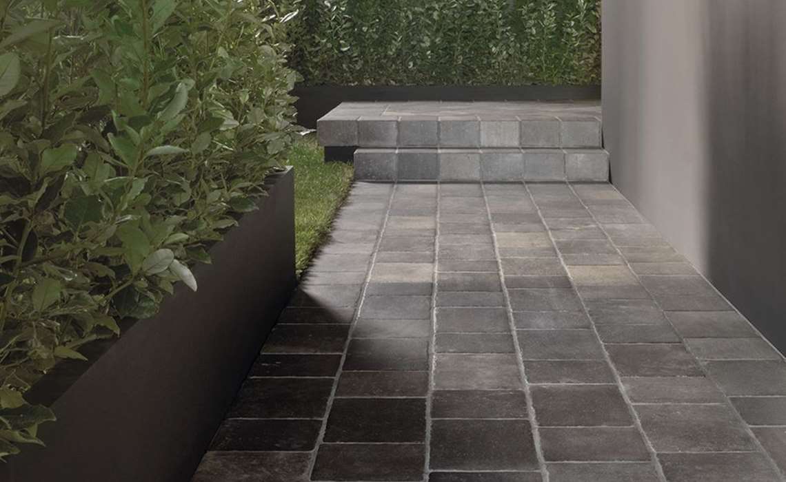 Grès cérame 20 mm & pierres naturelles