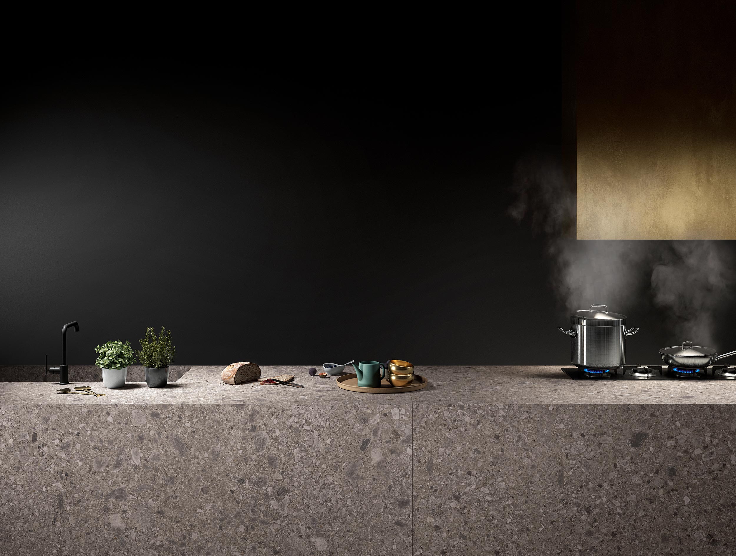 plan de cuisine en ceppo